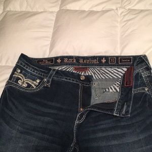 Rock Revivals, size 31 ankle skinny, like new